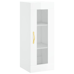 Credenza 34,5x34x180 cm in Legno Multistrato Bianco Lucido 3199411
