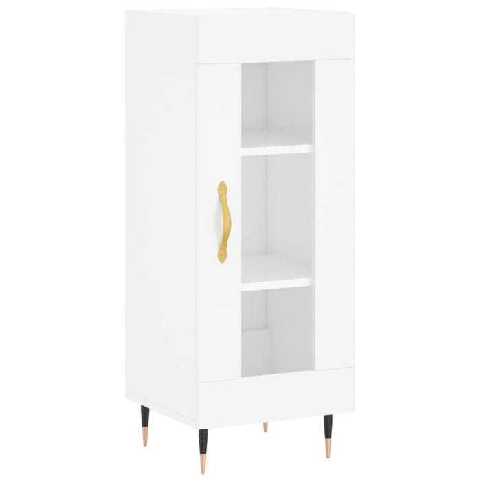 Credenza 34,5x34x180 cm in Legno Multistrato Bianco Lucido 3199411