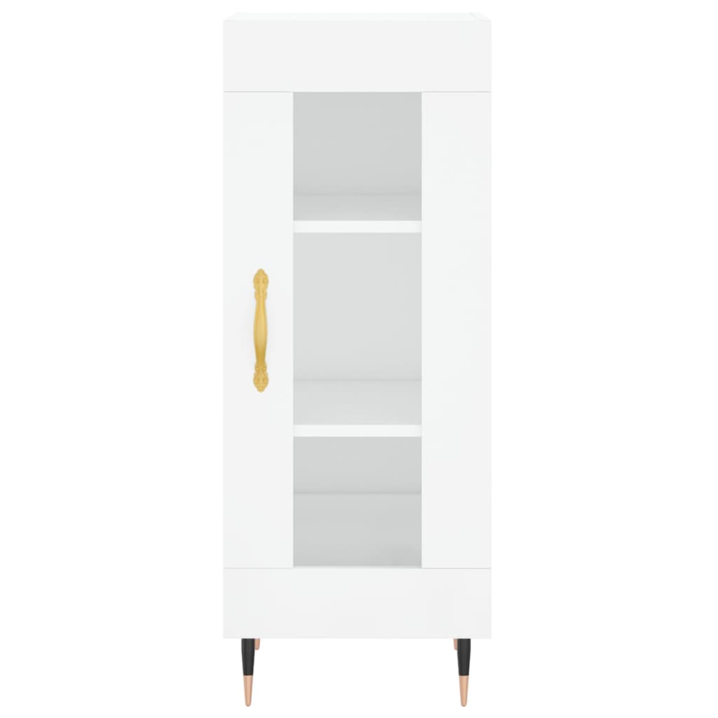 Credenza 34,5x34x180 cm in Legno Multistrato Bianco Lucido 3199411