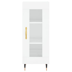 Credenza 34,5x34x180 cm in Legno Multistrato Bianco Lucido 3199411