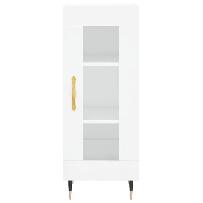 Credenza 34,5x34x180 cm in Legno Multistrato Bianco Lucido 3199411