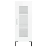Credenza 34,5x34x180 cm in Legno Multistrato Bianco Lucido 3199427