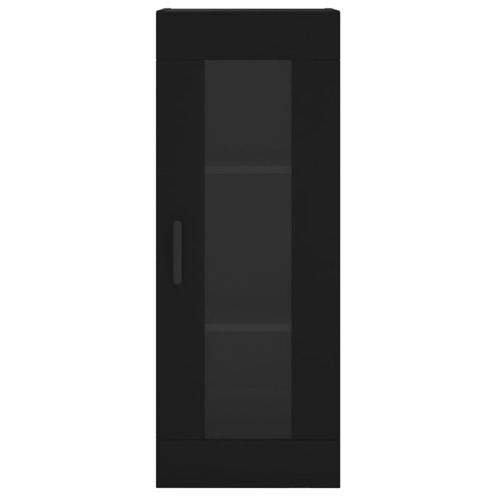 Credenza Nera 34,5x34x180 cm in Legno Multistrato 3199434