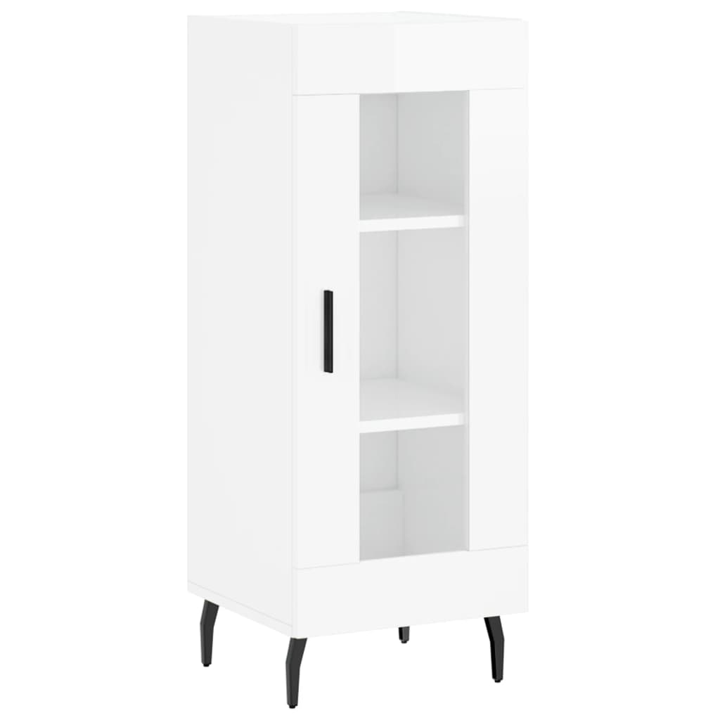 Credenza 34,5x34x180 cm in Legno Multistrato Bianco Lucido 3199443