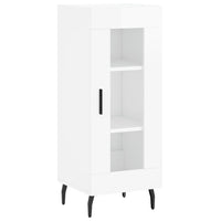 Credenza 34,5x34x180 cm in Legno Multistrato Bianco Lucido 3199443