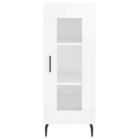 Credenza 34,5x34x180 cm in Legno Multistrato Bianco Lucido 3199443