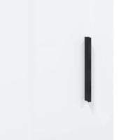 Credenza 34,5x34x180 cm in Legno Multistrato Bianco Lucido 3199443