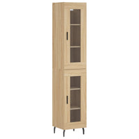 Credenza Rovere Sonoma 34,5x34x180 cm in Legno Multistrato 3199444