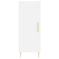 Credenza Bianca 34,5x34x180 cm in Legno Multistrato 3199481