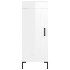 Credenza 34,5x34x180 cm in Legno Multistrato Bianco Lucido 3199491