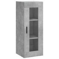 Credenza Grigio Cemento 34,5x34x180 cm in Legno Multistrato 3199509