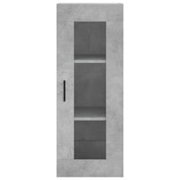 Credenza Grigio Cemento 34,5x34x180 cm in Legno Multistrato 3199509