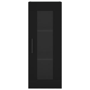 Credenza Nera 34,5x34x180 cm in Legno Multistrato 3199514