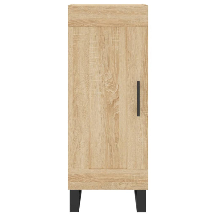 vidaXL Credenza Rovere Sonoma 34,5x34x180 cm in Legno Multistrato
