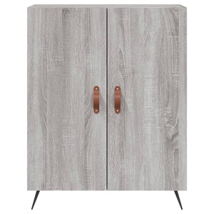 Credenza Grigio Sonoma 69,5x34x180 cm in Legno Multistrato 3199535