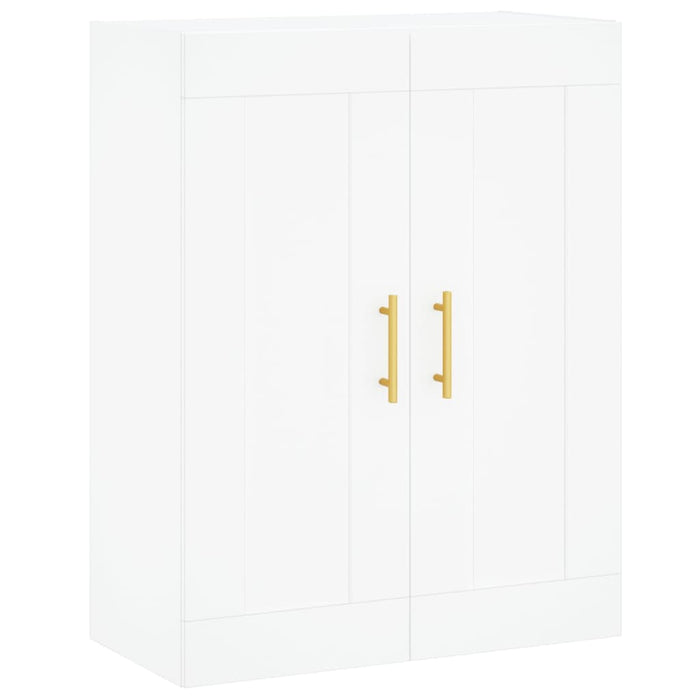 Credenza Bianca 69,5x34x180 cm in Legno Multistrato 3199545