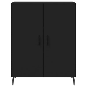 Credenza Nera 69,5x34x180 cm in Legno Multistrato 3199570