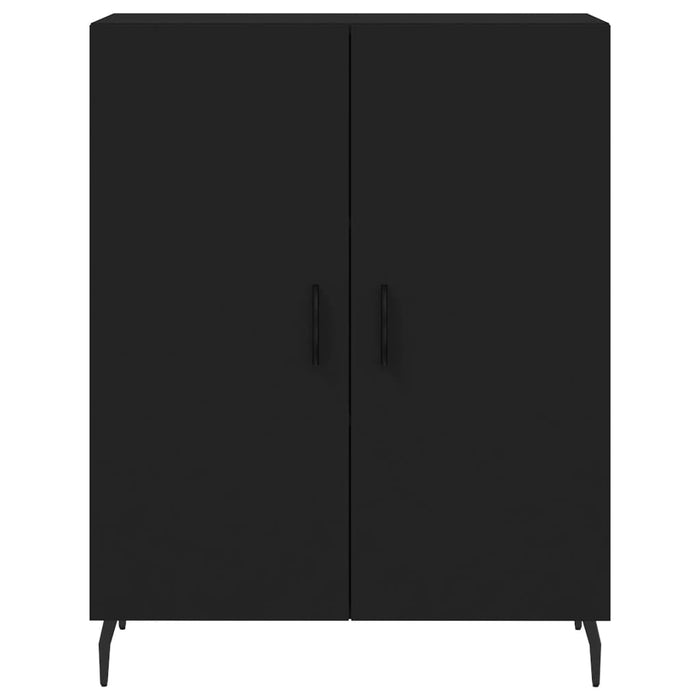 Credenza Nera 69,5x34x180 cm in Legno Multistrato 3199570