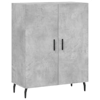 Credenza Grigio Cemento 69,5x34x180 cm in Legno Multistrato 3199573