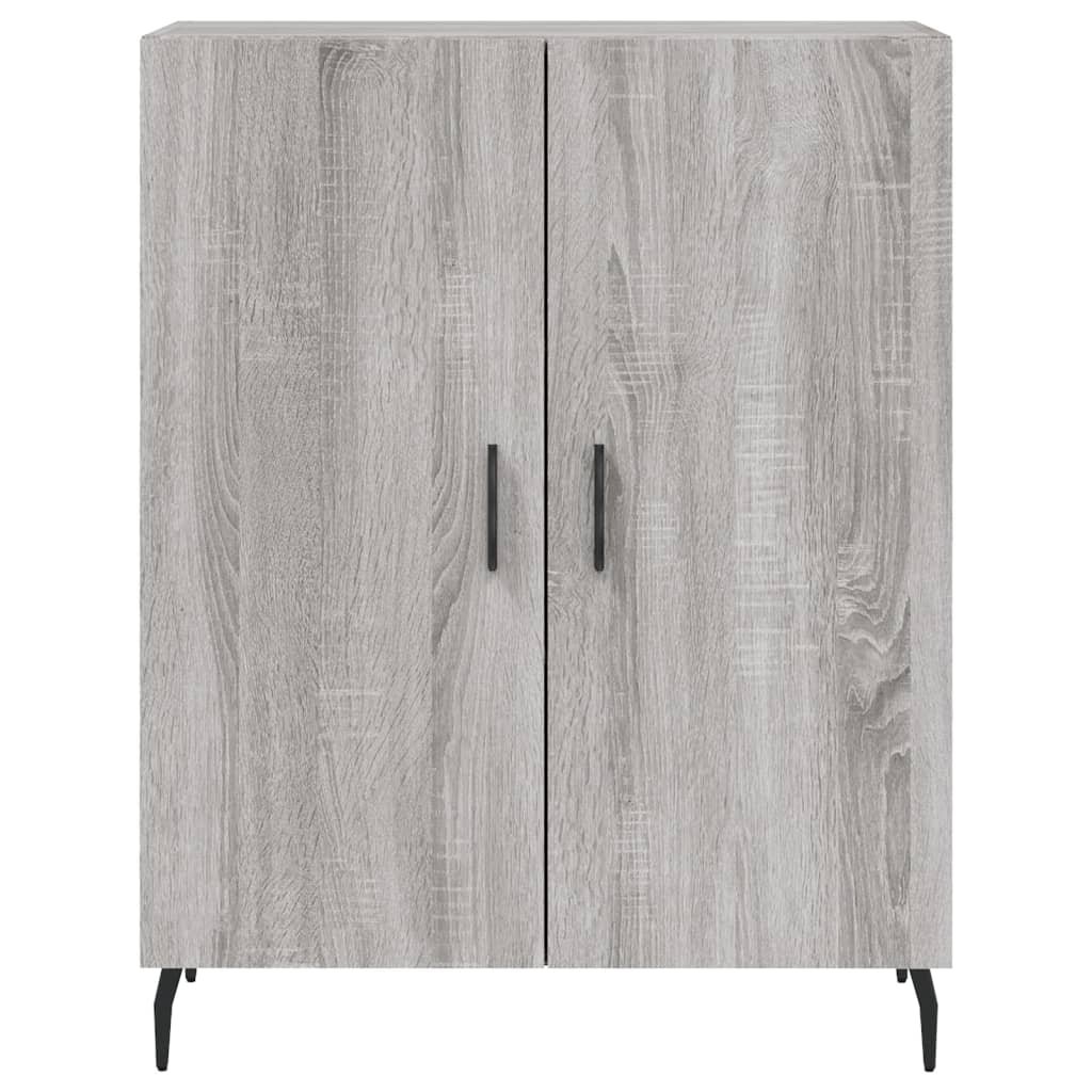 vidaXL Credenza Grigio Sonoma 69,5x34x180 cm in Legno Multistrato