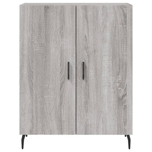 vidaXL Credenza Grigio Sonoma 69,5x34x180 cm in Legno Multistrato
