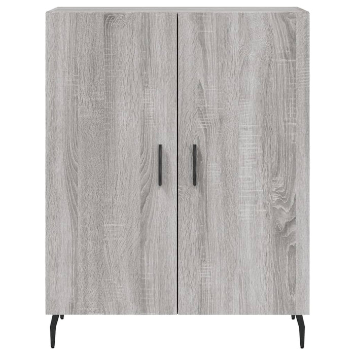 vidaXL Credenza Grigio Sonoma 69,5x34x180 cm in Legno Multistrato