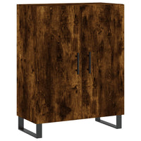 Credenza Rovere Fumo  69,5x34x180 cm in Legno Multistrato 3199582