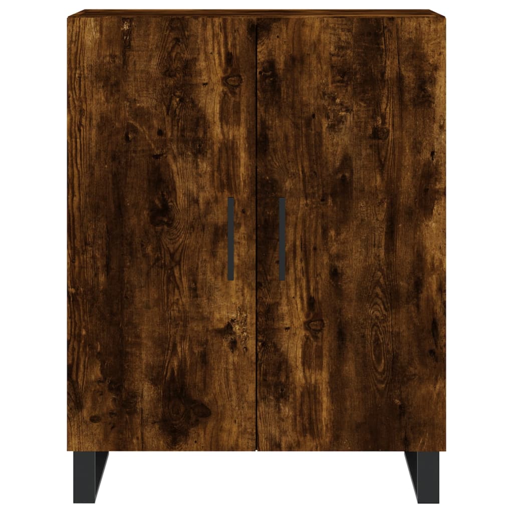 Credenza Rovere Fumo  69,5x34x180 cm in Legno Multistrato