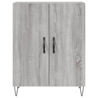 vidaXL Credenza Grigio Sonoma 69,5x34x180 cm in Legno Multistrato