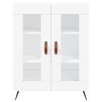vidaXL Credenza Bianca 69,5x34x180 cm in Legno Multistrato