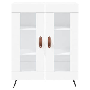 vidaXL Credenza Bianca 69,5x34x180 cm in Legno Multistrato