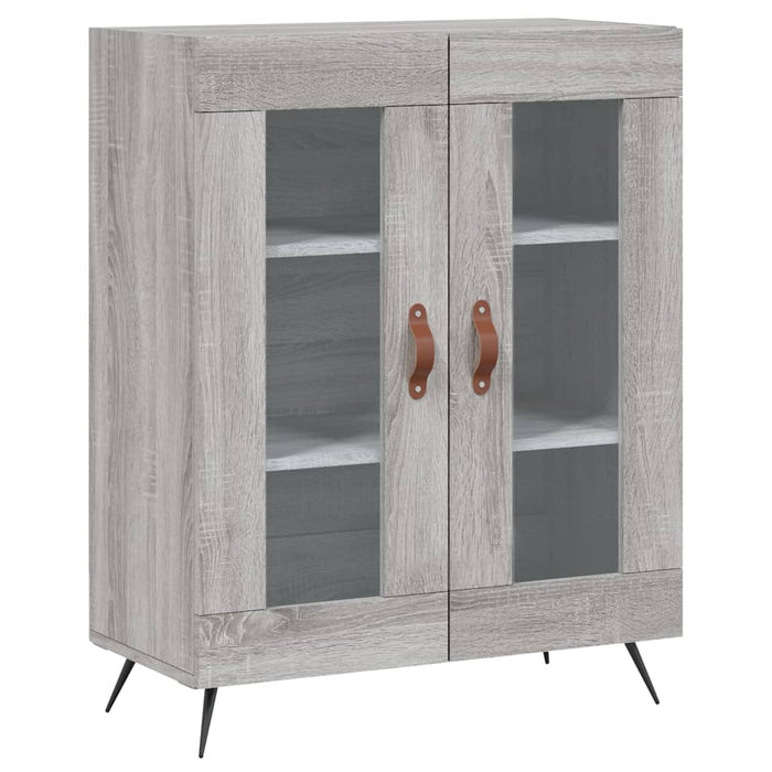Credenza Grigio Sonoma 69,5x34x180 cm in Legno Multistrato 3199599
