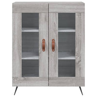 Credenza Grigio Sonoma 69,5x34x180 cm in Legno Multistrato 3199599