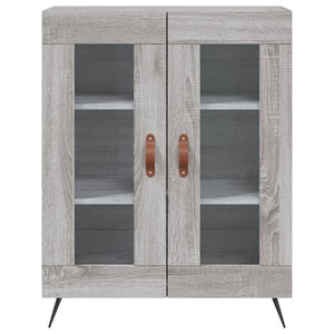 Credenza Grigio Sonoma 69,5x34x180 cm in Legno Multistrato 3199599