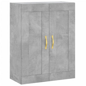 Credenza Grigio Cemento 69,5x34x180 cm in Legno Multistrato 3199605