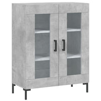 Credenza Grigio Cemento 69,5x34x180 cm in Legno Multistrato 3199621