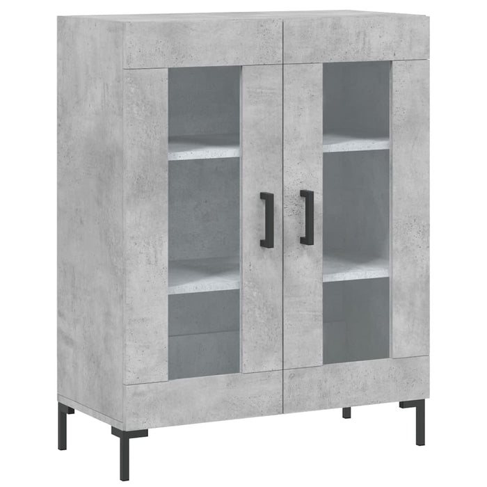 Credenza Grigio Cemento 69,5x34x180 cm in Legno Multistrato 3199621