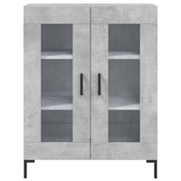 Credenza Grigio Cemento 69,5x34x180 cm in Legno Multistrato 3199621