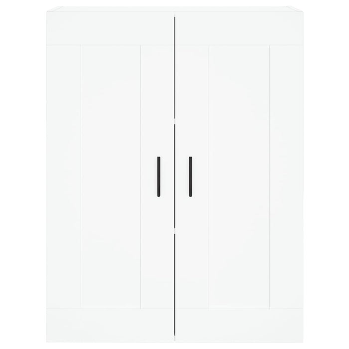 Credenza-Buffet-Armadio da cucina Bianca 69,5x34x180 cm in Legno Multistrato 526607