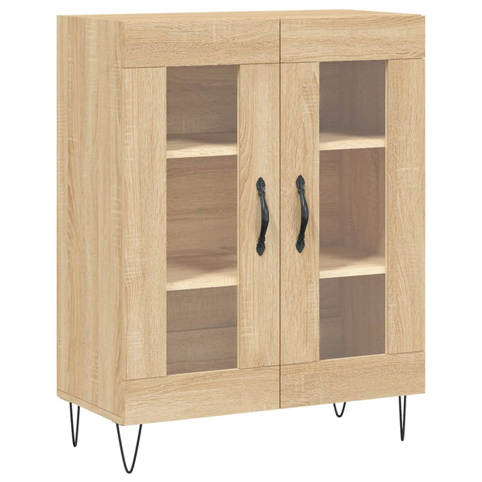 Credenza Rovere Sonoma 69,5x34x180 cm in Legno Multistrato 3199652