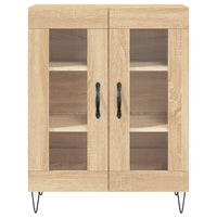 Credenza Rovere Sonoma 69,5x34x180 cm in Legno Multistrato 3199652