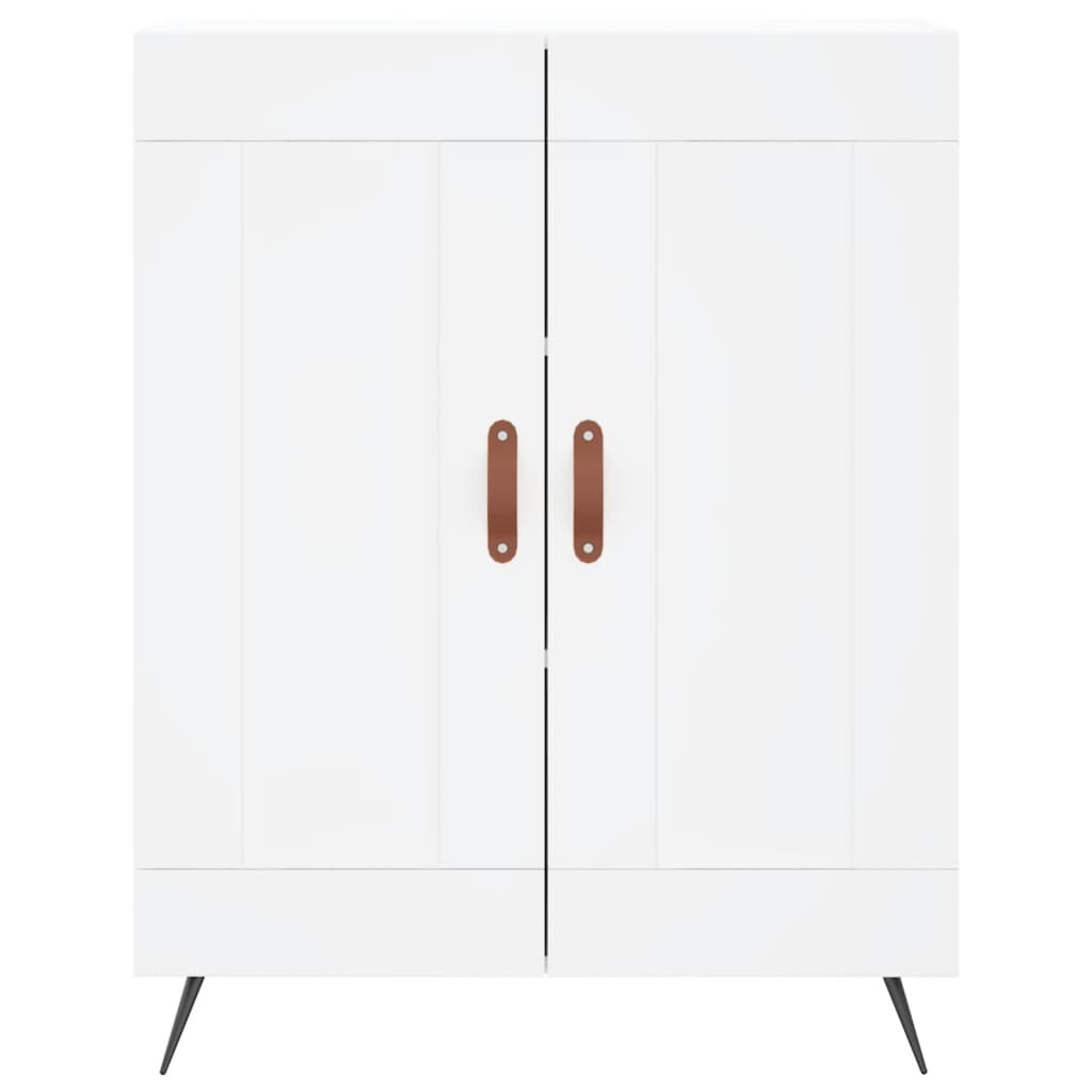 vidaXL Credenza Bianca 69,5x34x180 cm in Legno Multistrato