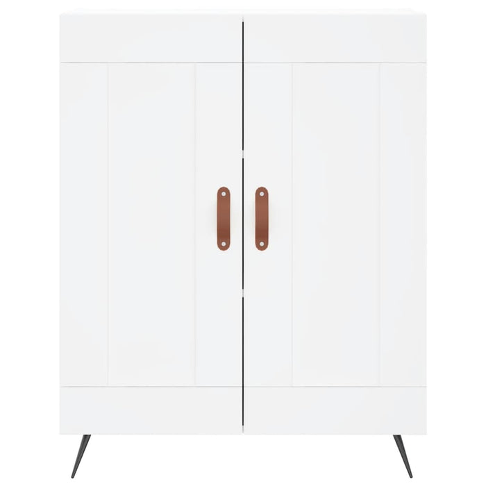 vidaXL Credenza Bianca 69,5x34x180 cm in Legno Multistrato