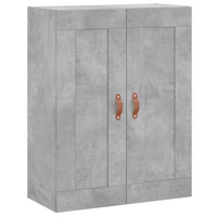 Credenza Grigio Cemento 69,5x34x180 cm in Legno Multistrato 3199661