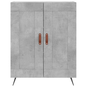 Credenza Grigio Cemento 69,5x34x180 cm in Legno Multistrato 3199661