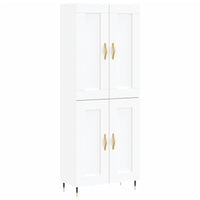 Credenza Bianca 69,5x34x180 cm in Legno Multistratocod mxl 131513