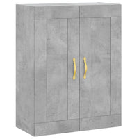 Credenza cassettiera mobile contenitore organizer cucina soggiorno salotto alto 695 x 34 x 180 cm legno ingegnerizzato grigio 02_0034705