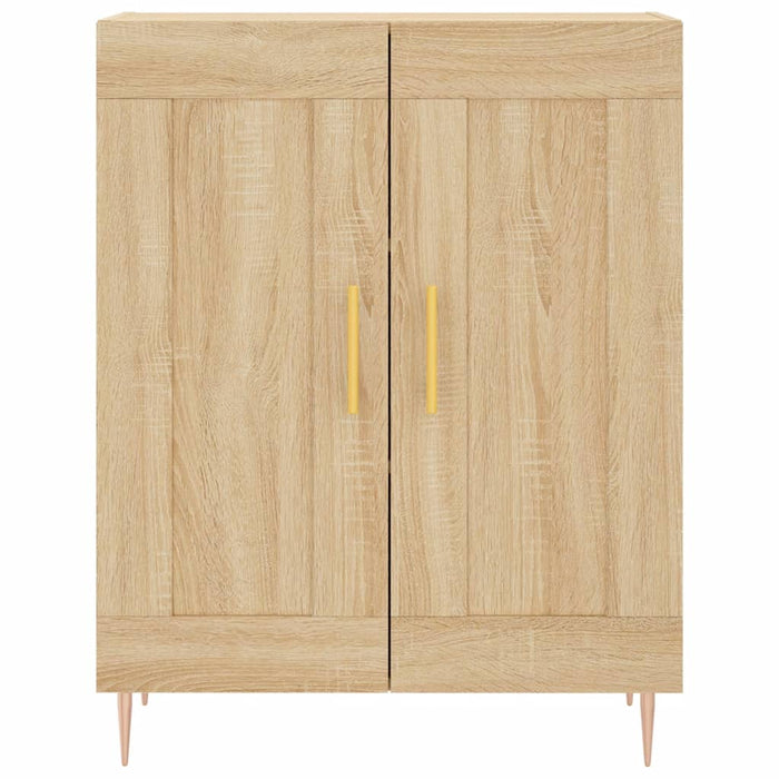 Credenza-Buffet-Armadio da cucina Rovere Sonoma 69,5x34x180 cm in Legno Multistrato 797638