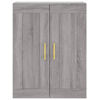 Credenza Grigio Sonoma 69,5x34x180 cm in Legno Multistrato 3199679