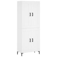 Credenza Bianca 69,5x34x180 cm in Legno Multistrato 3199681